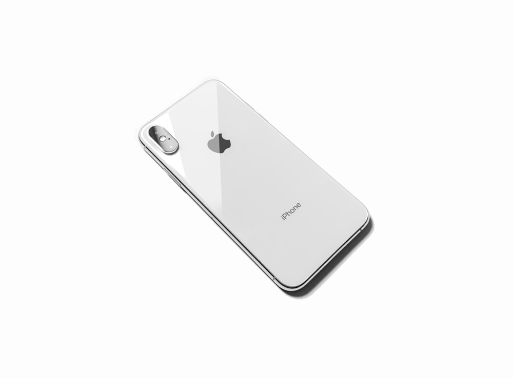 silver iPhone X