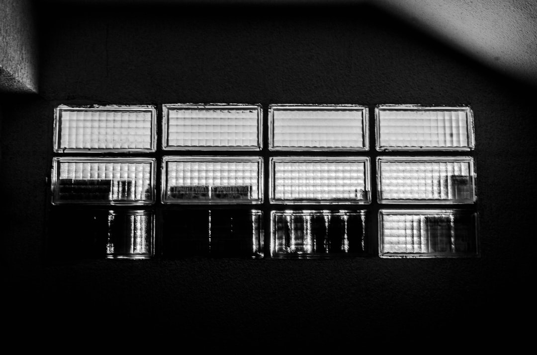 bottles standing on window