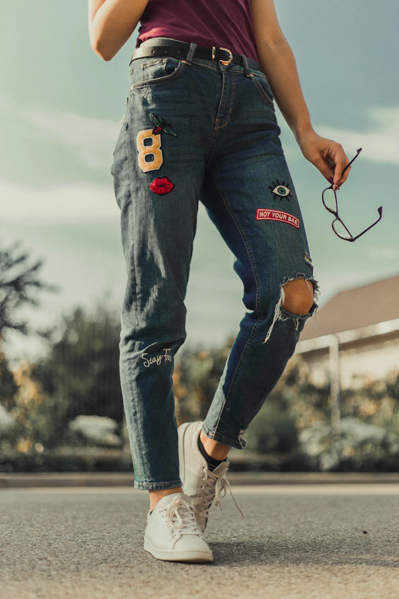 High-Waist Denim Jeans Skinny Fit — image 1