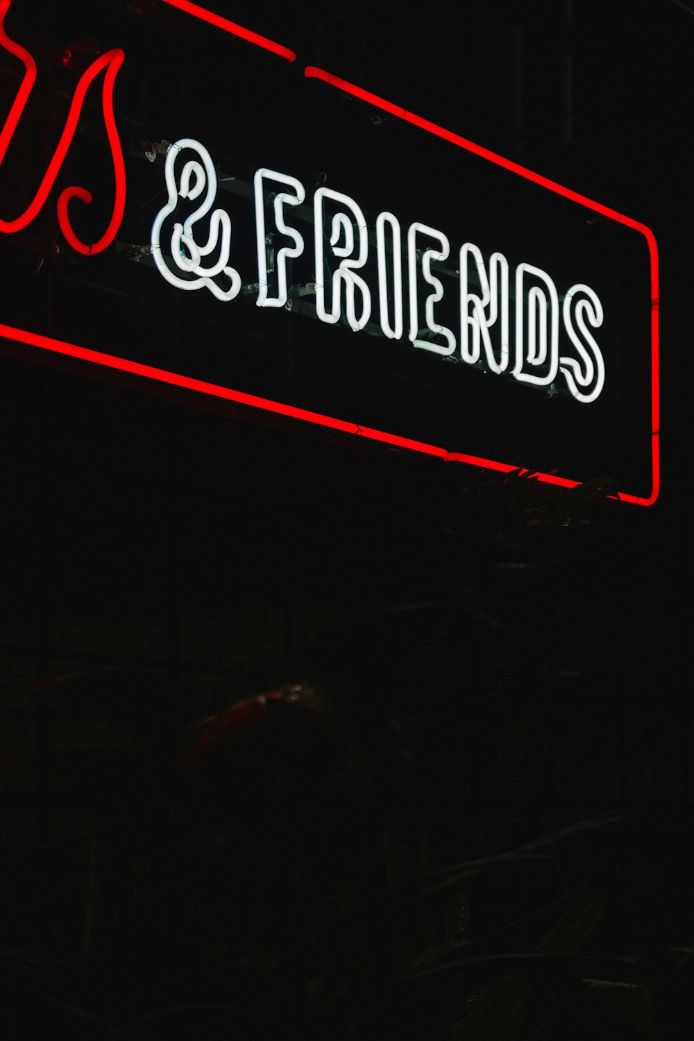 & FRIENDS neon sign
