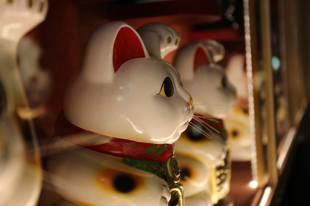 pile of lucky cats