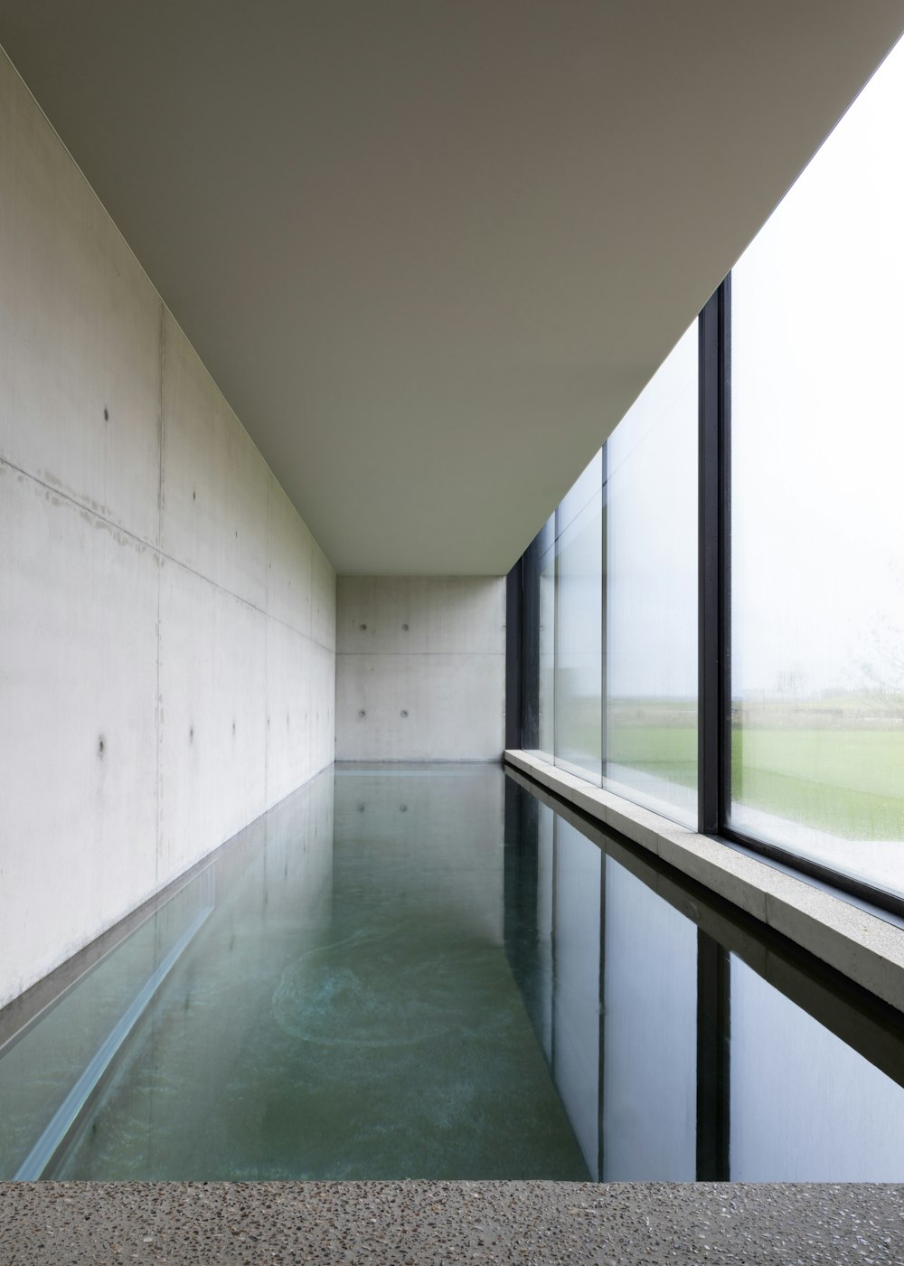 indoor swimming pool in building