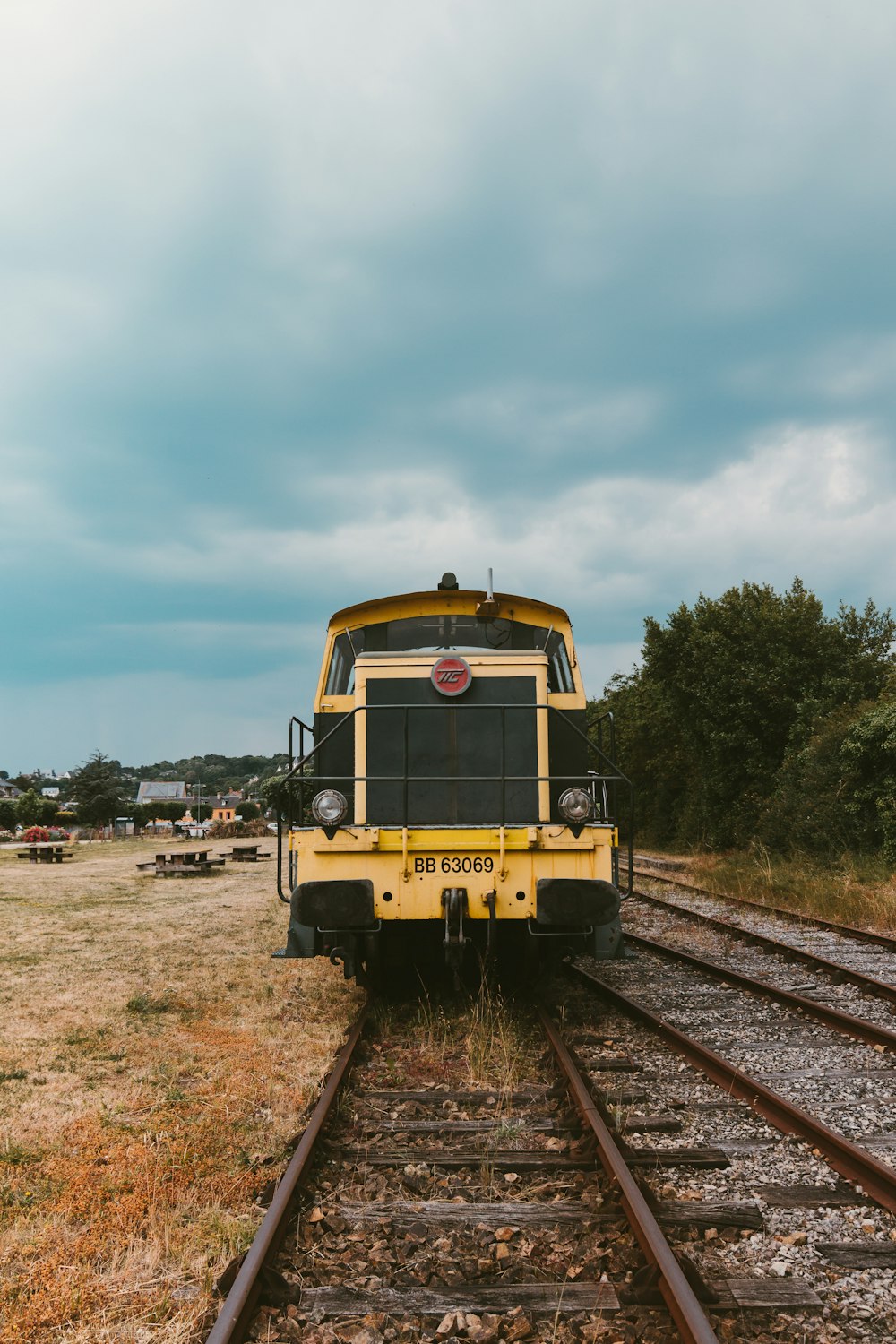 train on railway photo