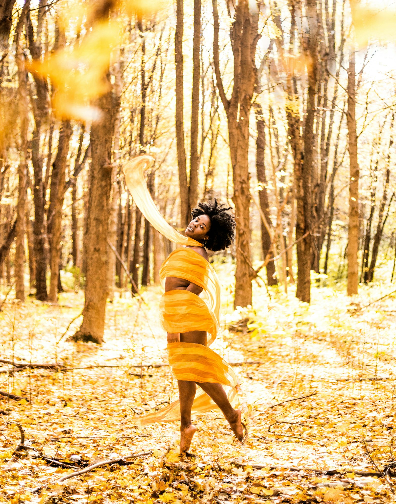 Canon EOS 5DS R + Canon EF 50mm F1.8 STM sample photo. Woman standing near trees photography