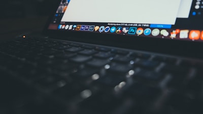A close-up of a laptop displaying a scholarship application form.
