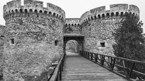 Close-up of the troglodytic fortress entrance carved into the rock at Château de La Roche-Guyon.