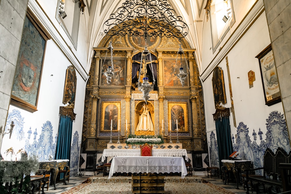 white and brown building interior