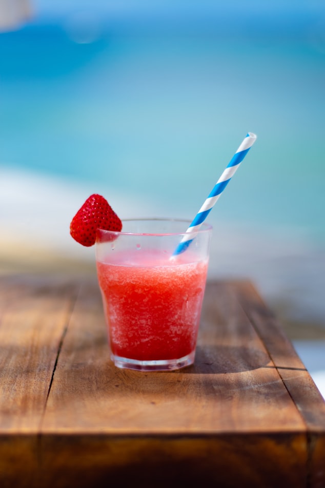 Image of cannabis cocktail strawberry daiquiri