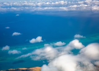 bird's eye photography of mountain