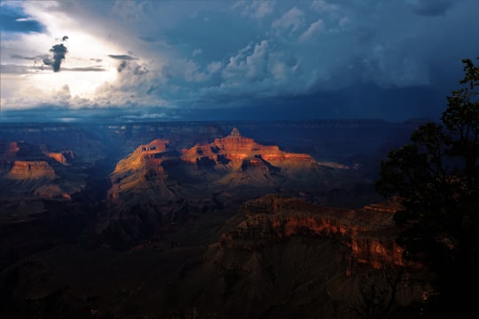 brown mountain in Grand Canyon National Park United States