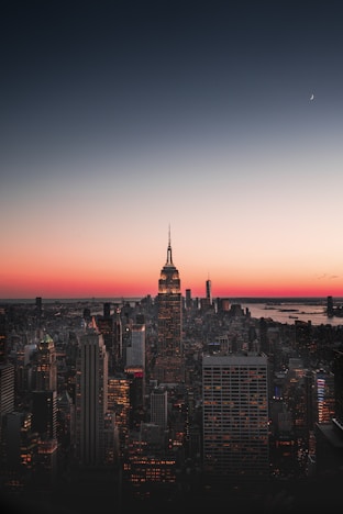 Empire State Building, New York at night