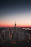 Empire State Building, New York at night