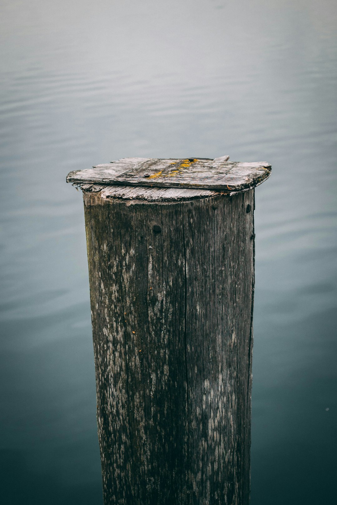 brown wooden post