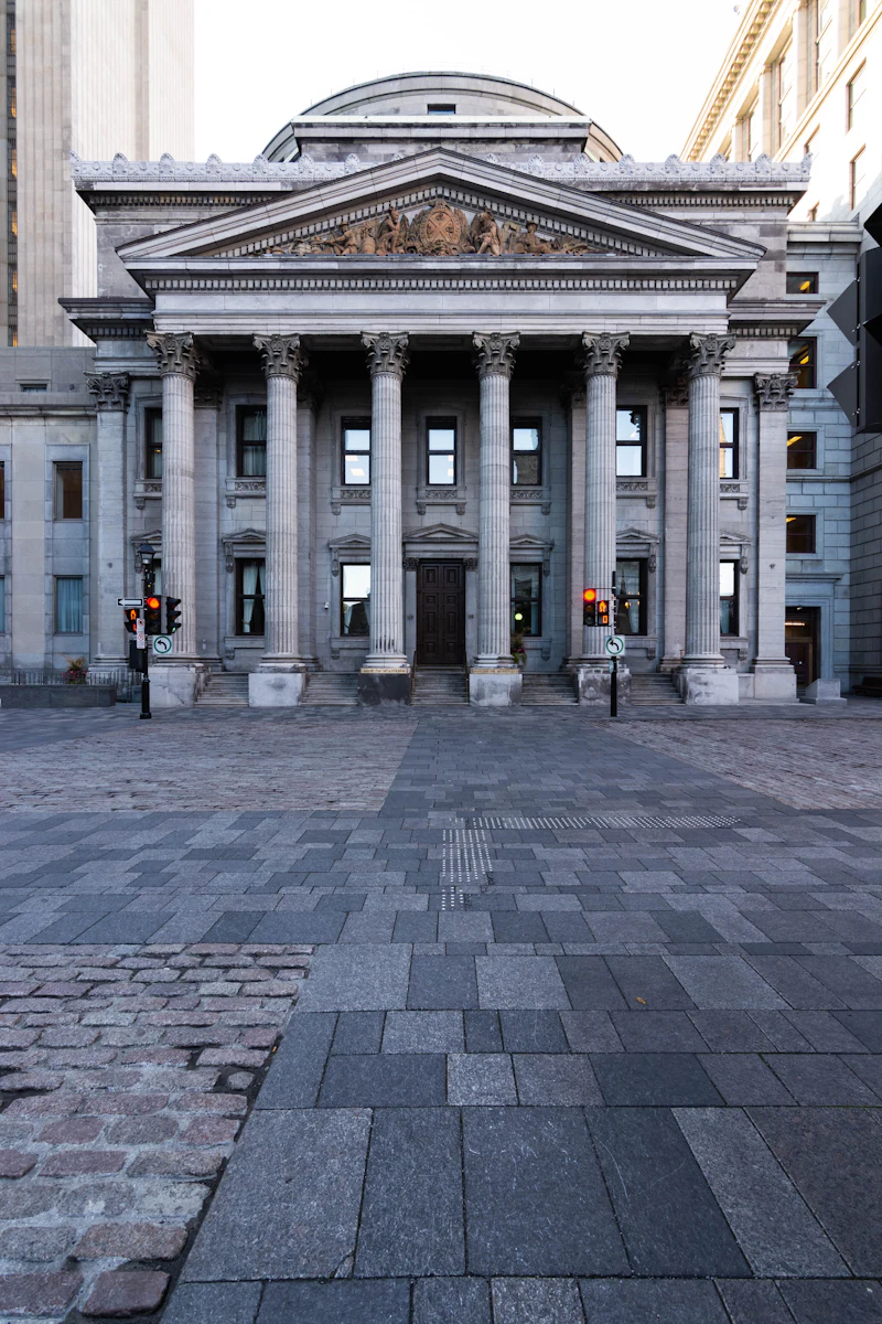Bank branch exterior