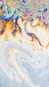 a close up of an abstract painting with colors