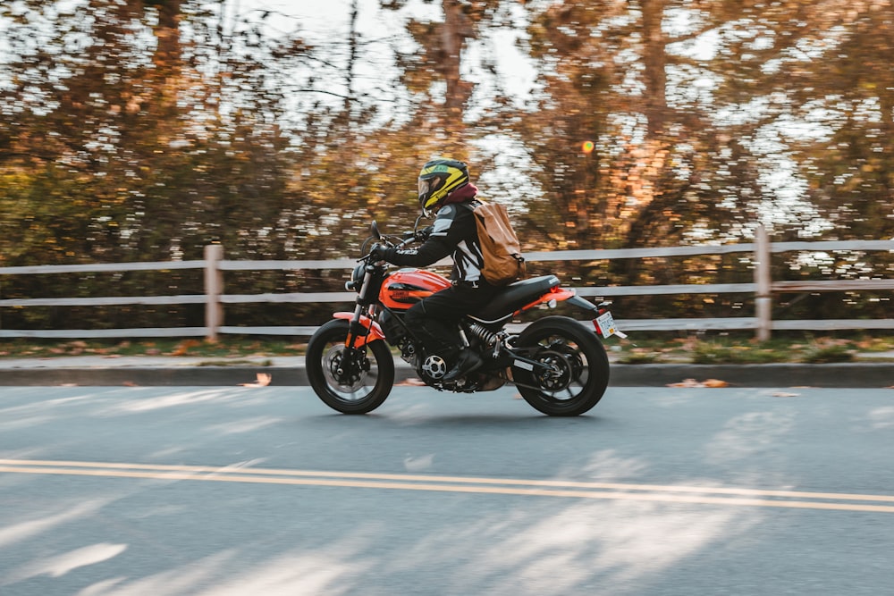 person riding motorcycle during daytime TWO WHEELER SAFETY