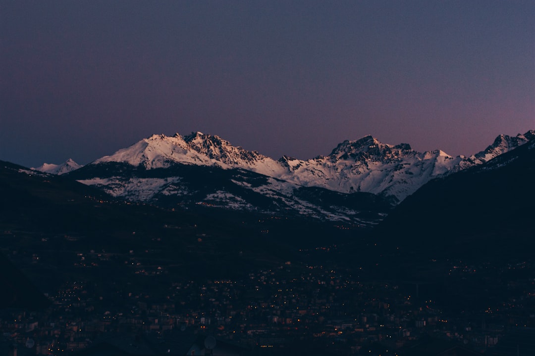 photo of Aosta Mountain range near Mont Blanc