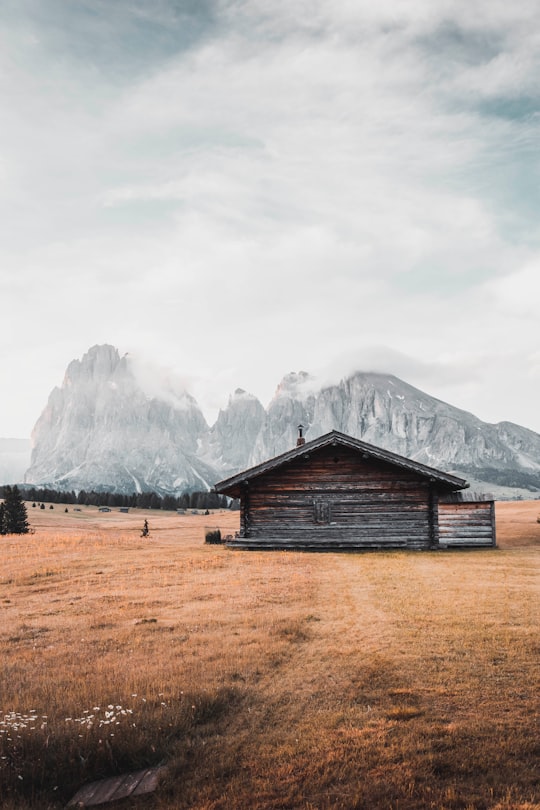 gray house during daytime in Alpe di Siusi Italy