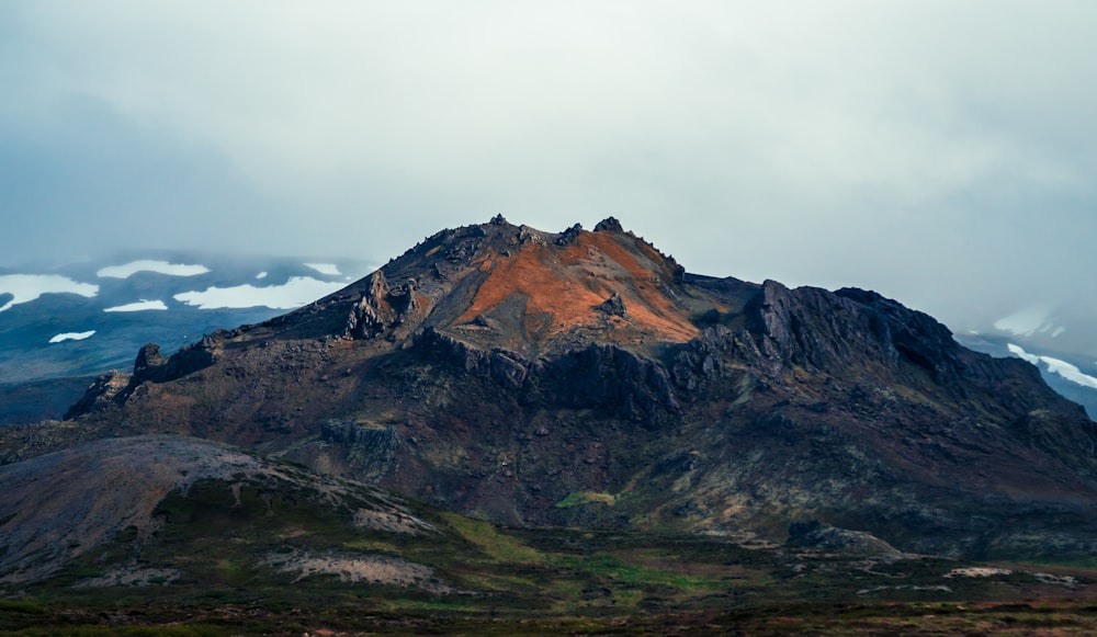 mountain and field view