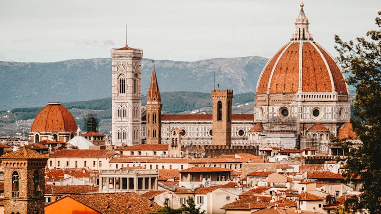 Skyline above Florence in Tuscany, Iraly