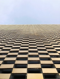 low-angle photography of building