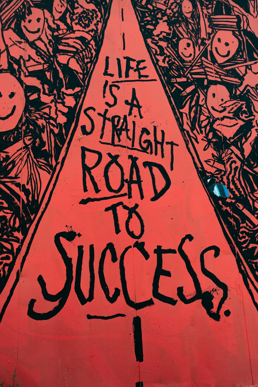 Life is a Straight Road to Success artwork