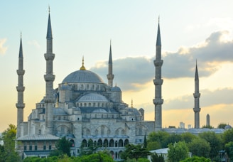 red and black Mosque