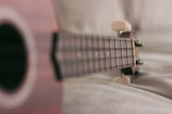 Close-up of a cavaquinho being played during a samba session.