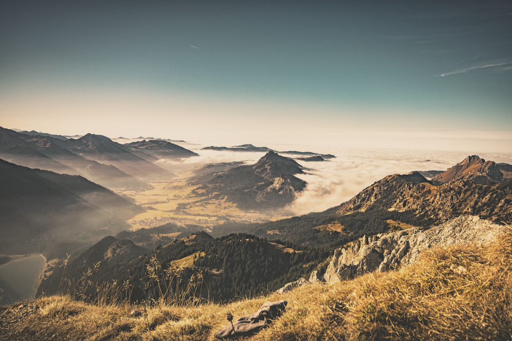 mountains under blue sky during daytime