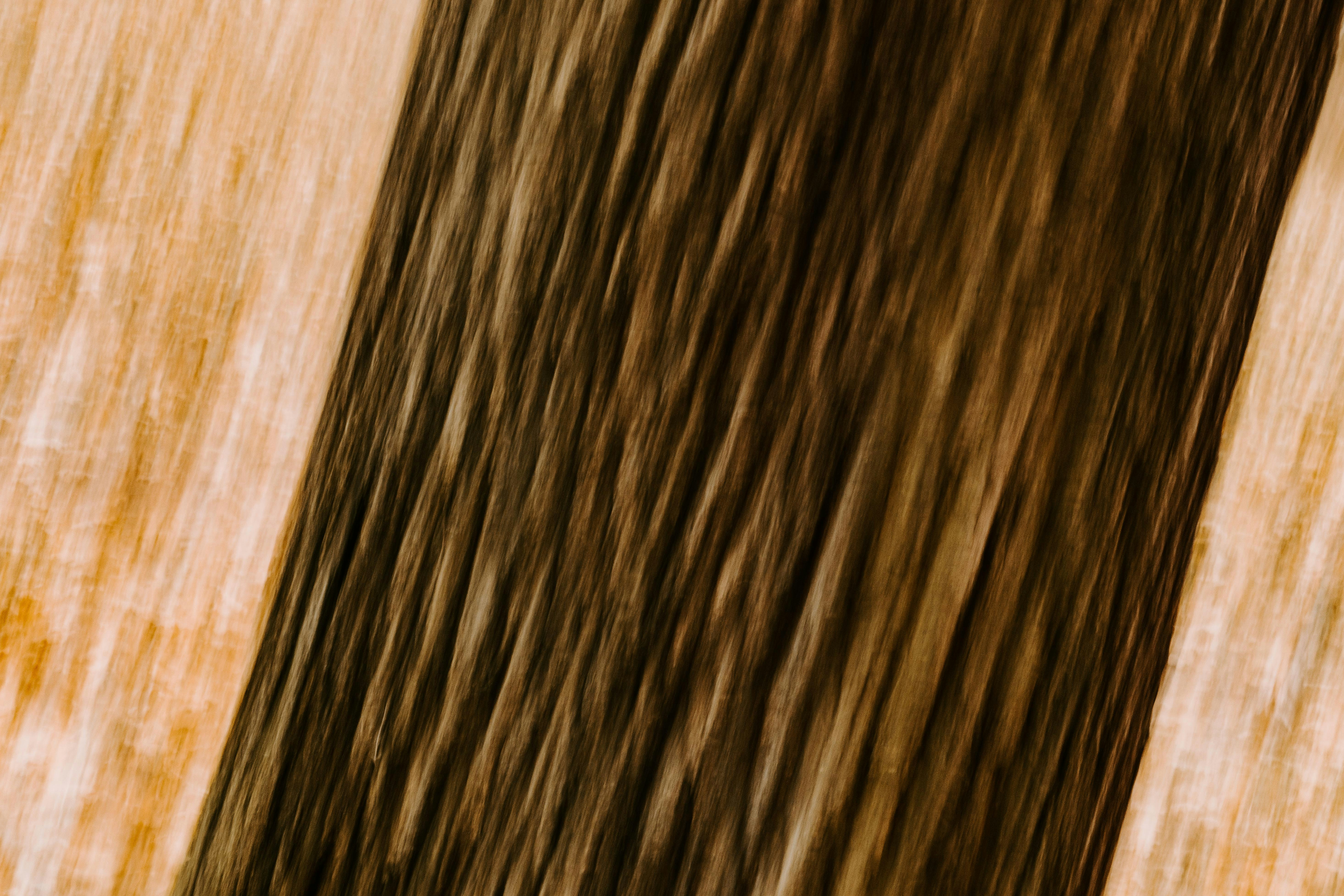 I was in a park. I took a couple of photos with slow shutter speed. This is a trunk of a tree with some autumnal color in the background. I thought it looked a bit like there was a fire behind the tree.