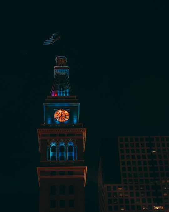 Big Ben under night sky in Denver United States