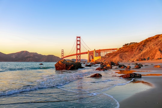 San Francisco bridge at daytime in Golden Gate National Recreation Area United States