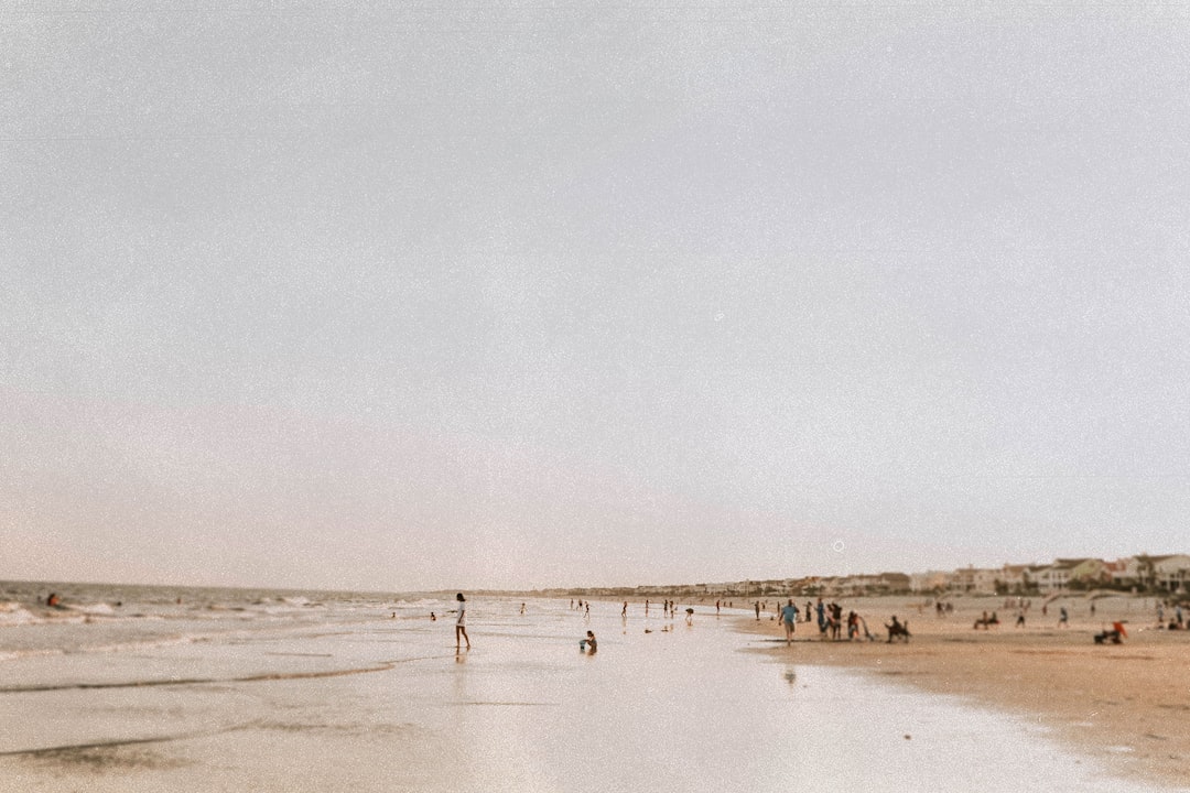 people near beach