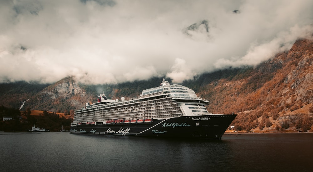 white cruise ship near dock