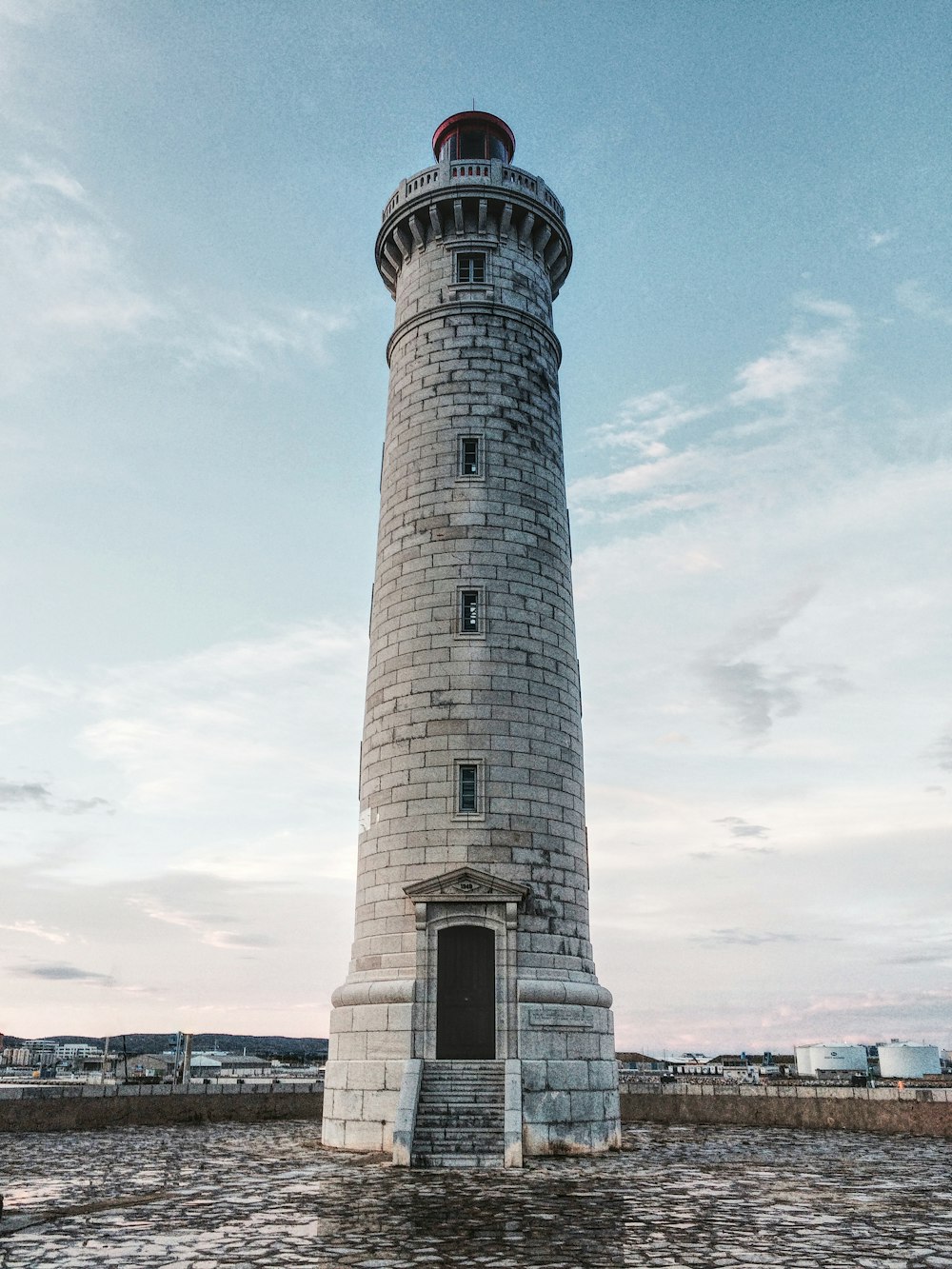 gray concrete tower