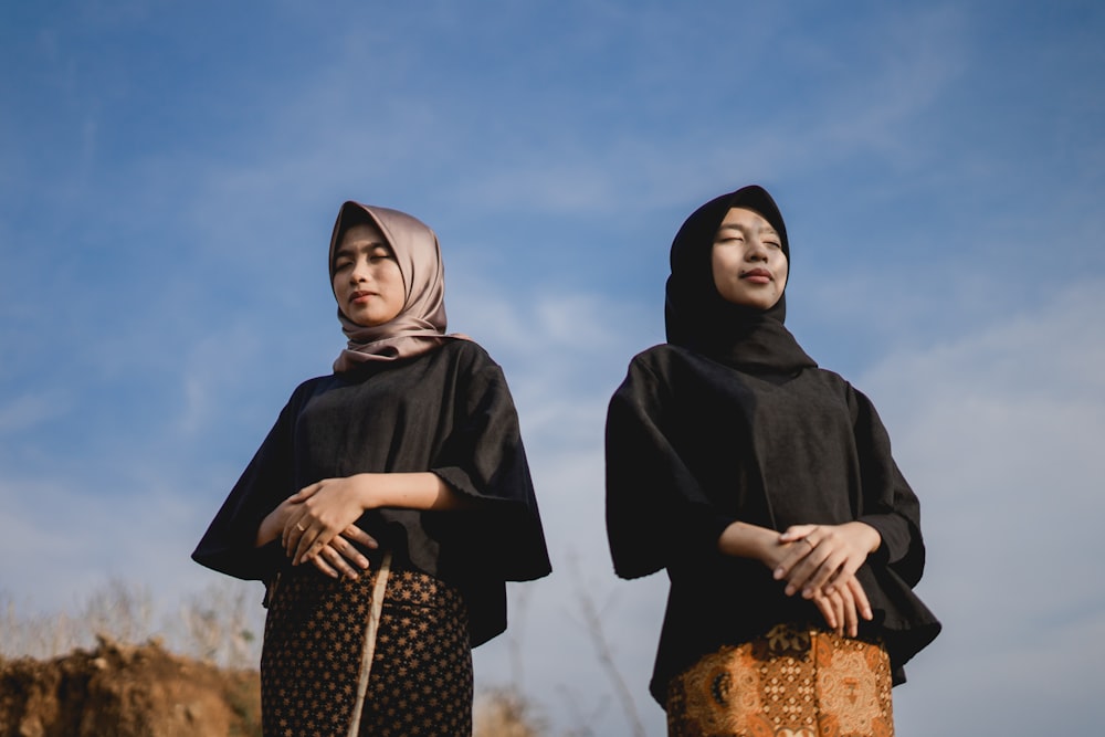 women standing outdoor