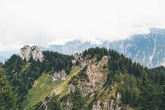 green and brown mountain during day time in Oberammergau Germany