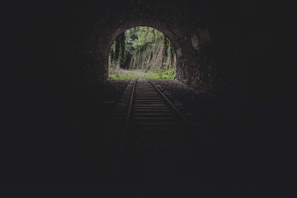 train track tunnel