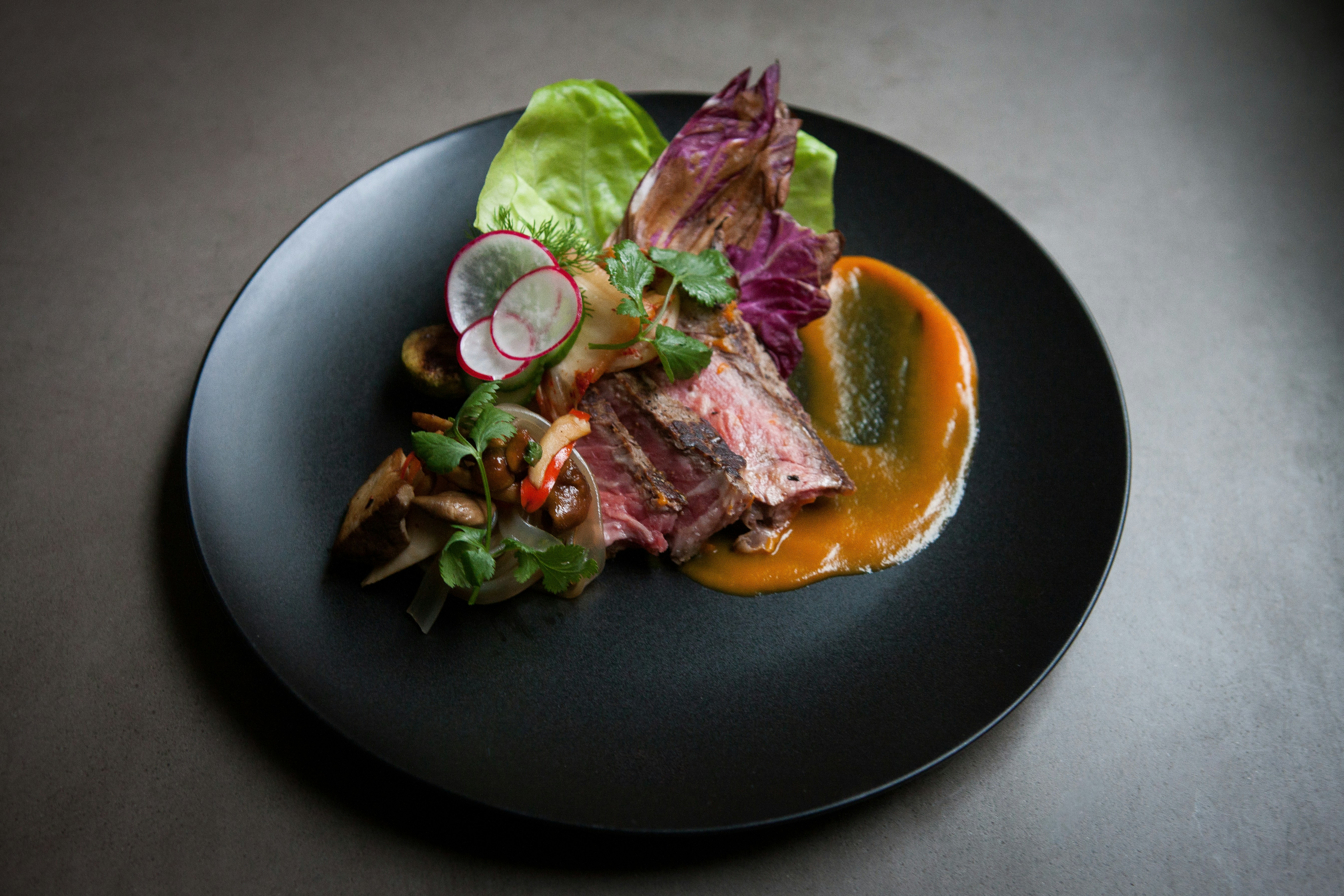 vegetable dish on plate, Plated Dish