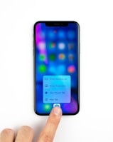 black smartphone