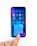 A smartphone displaying a blurred screen with colorful app icons and a menu with options for reading list, bookmarks, private tab, and new tab. A person's finger is pressing on the screen, interacting with the menu.