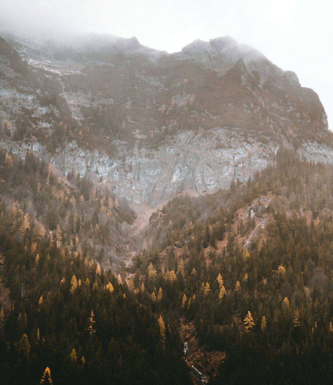 landscape photography of mountain rock