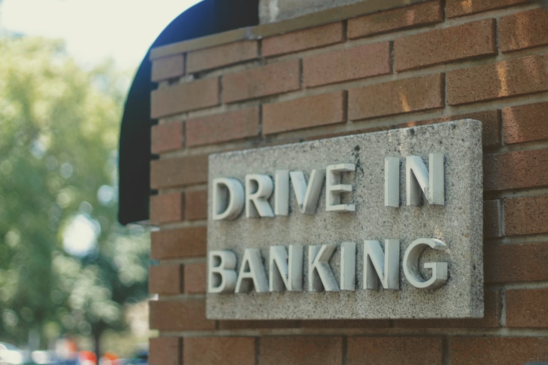 Drive in bankking signage
