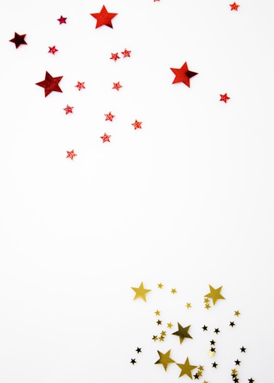 red and yellow star illustration