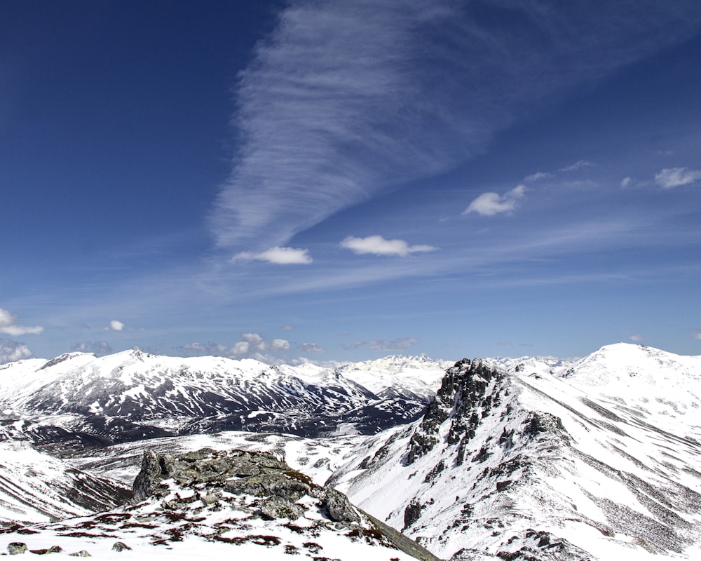 snow-capped mountain