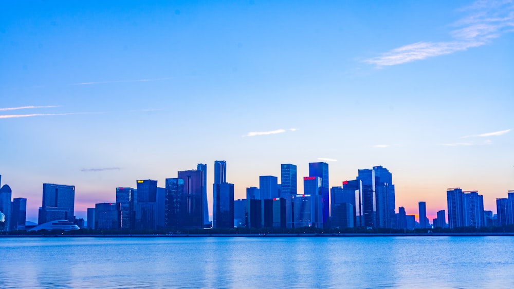 landscape photography of city during golden hour