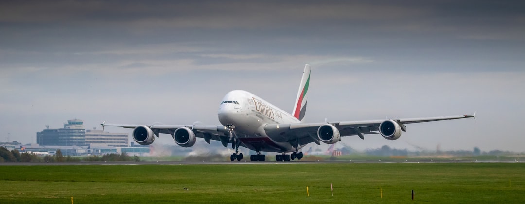 white biplane, Emirates
