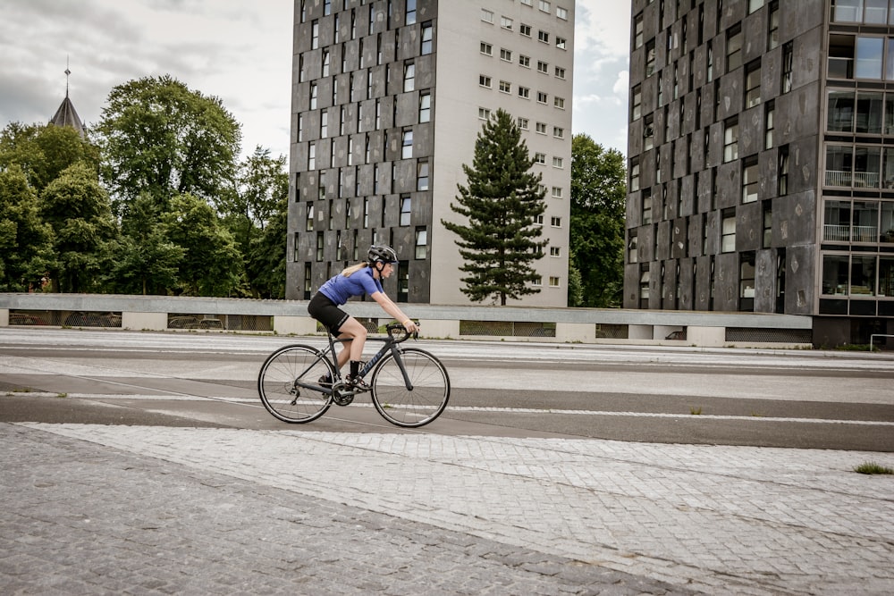 man riding bicycle