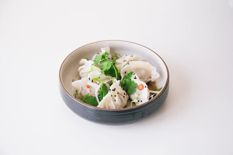 Steamed Chicken Momos at Target Momo House