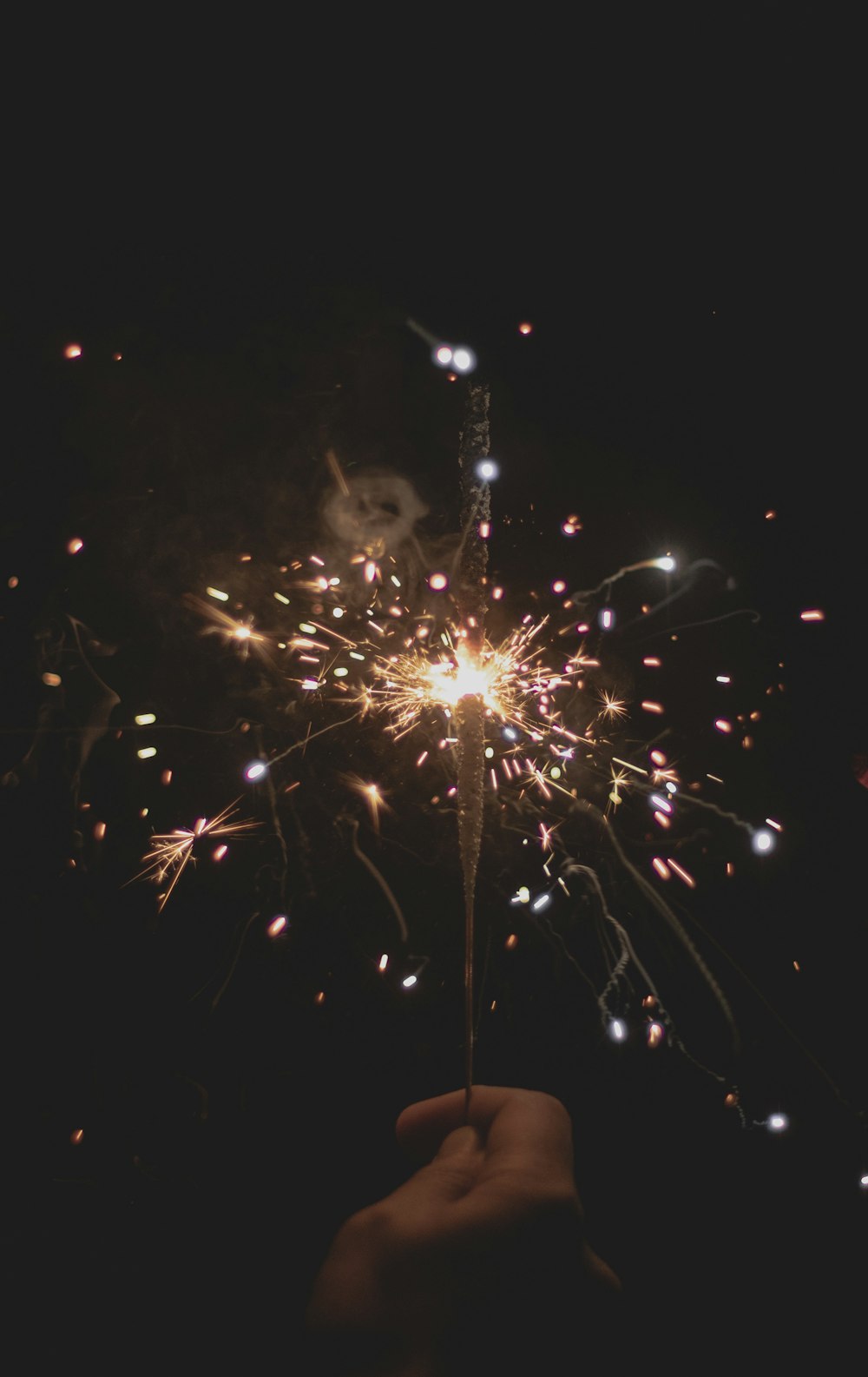 yellow sparkler during nighttime